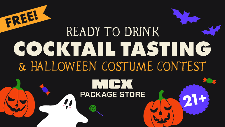 Ready to Drink Cocktail Sampling & Halloween Costume Contest