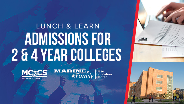 Lunch and Learn: Admissions for 2- & 4-Year Colleges