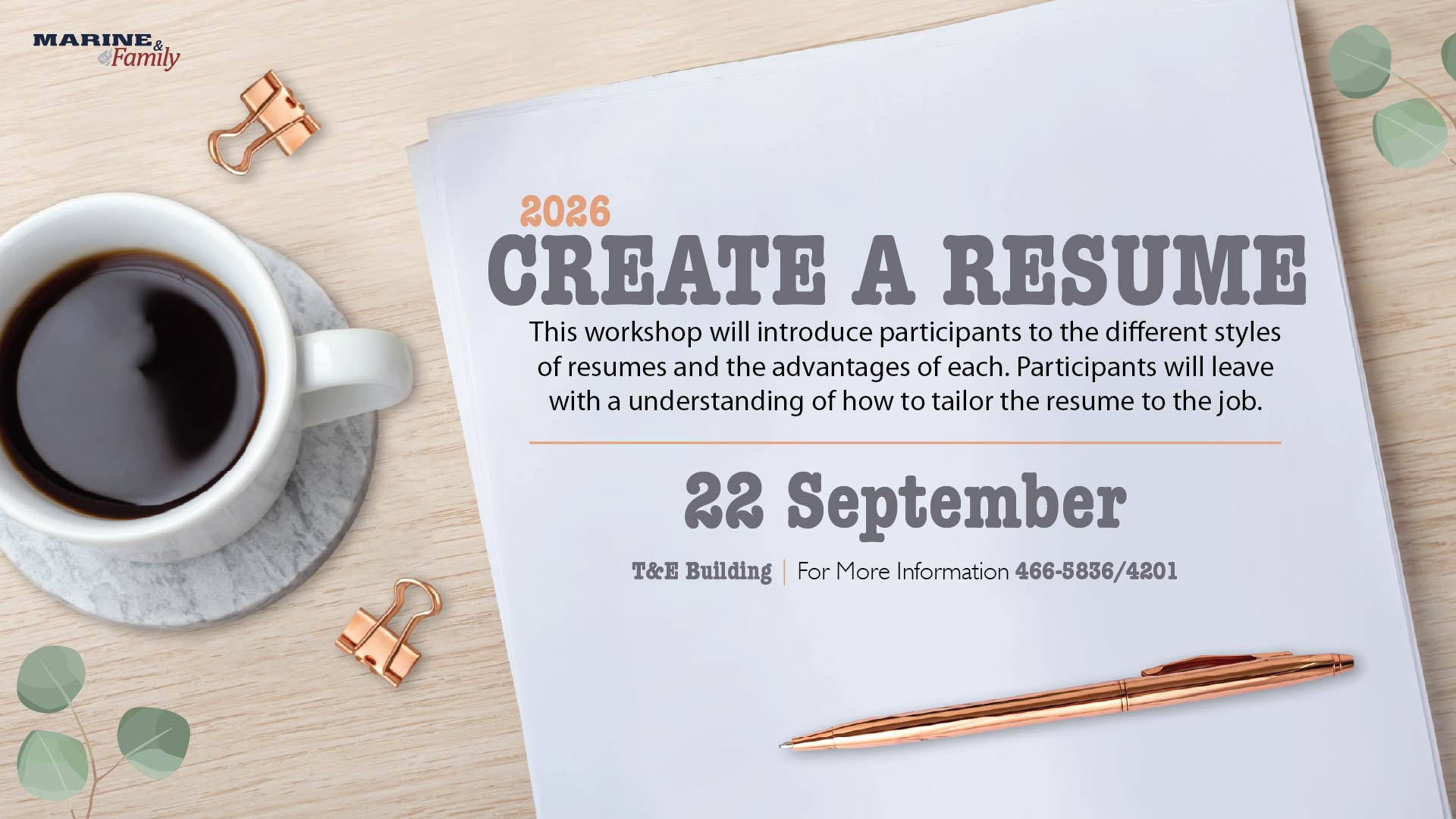 Create a Resume