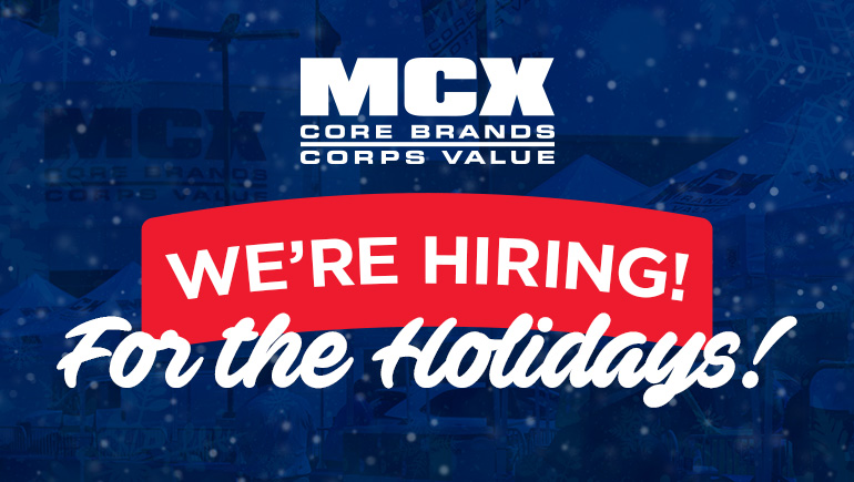 We're Hiring for the Holidays!