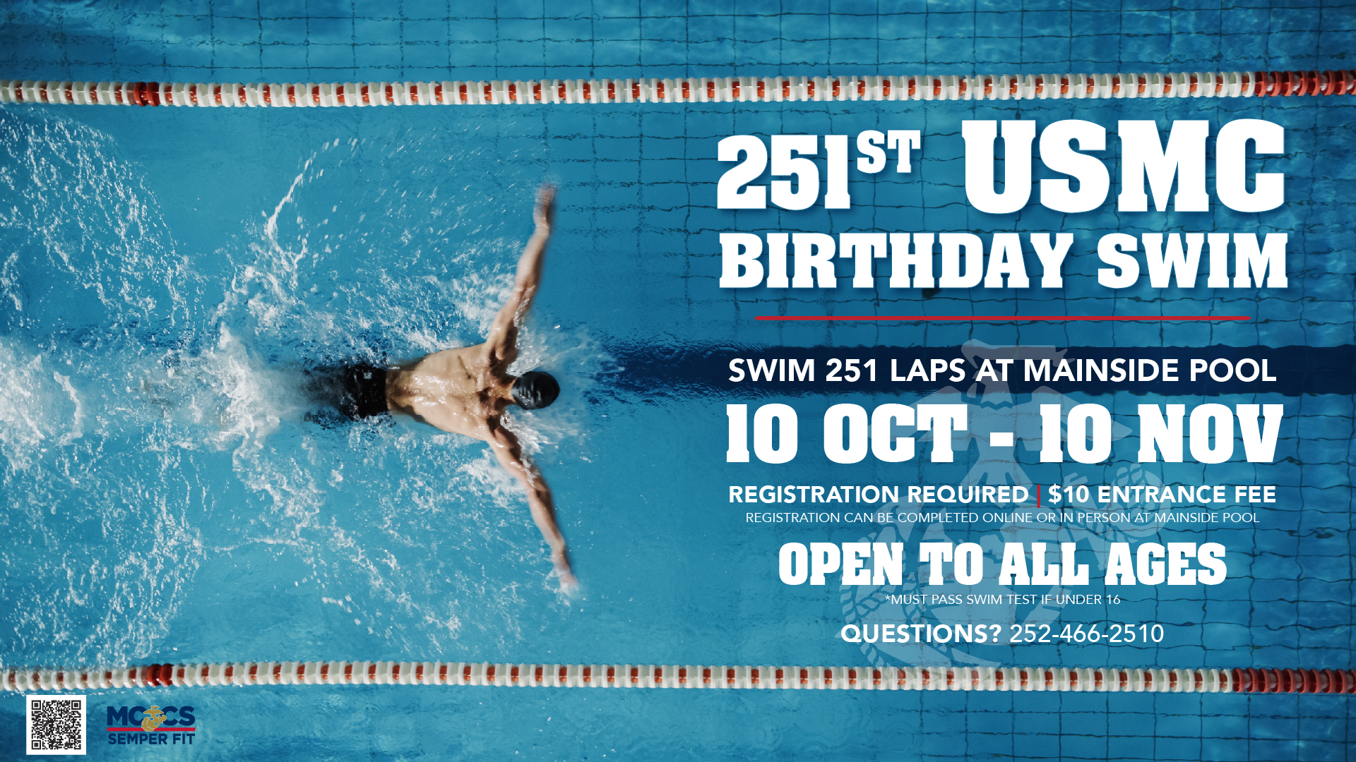 251st USMC Birthday Swim