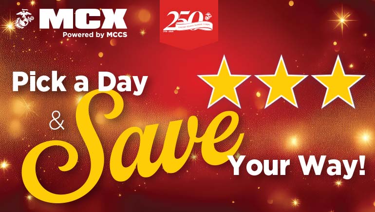 MCX: Pick a Day & Save Your Way
