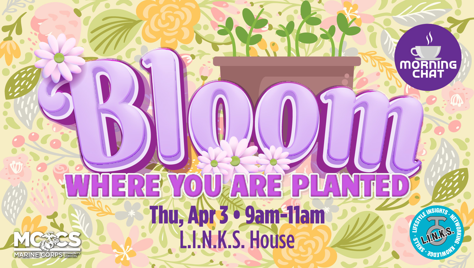 L.I.N.K.S. Morning Chat: Bloom Where You Are Planted (Investing in Your Community)