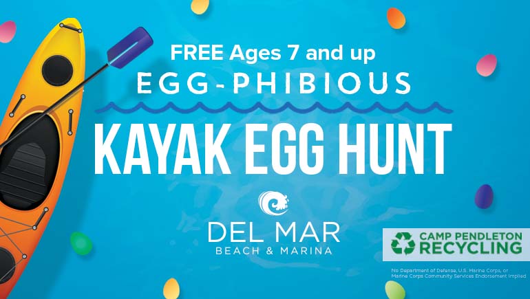 Egg-phibious Kayak Egg Hunt